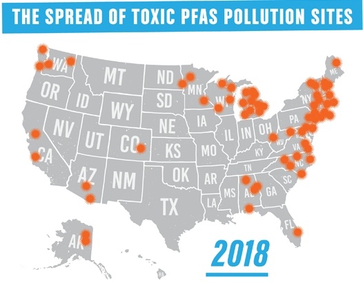 PFAS water contamination in USA